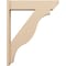 Ekena Millwork 7 1/2-in W x 32-in D x 40-in H Funston Slat Rough Cedar Woodgrain TimberThane Outlooker, Primed Tan OUTUR075X32X40FST24RCPR - alternate 6